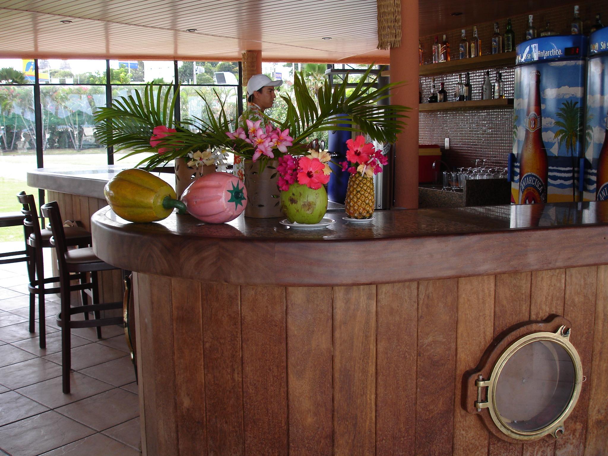 Marina Park Hotel Fortaleza  Exteriör bild A tiki bar in Hawaii