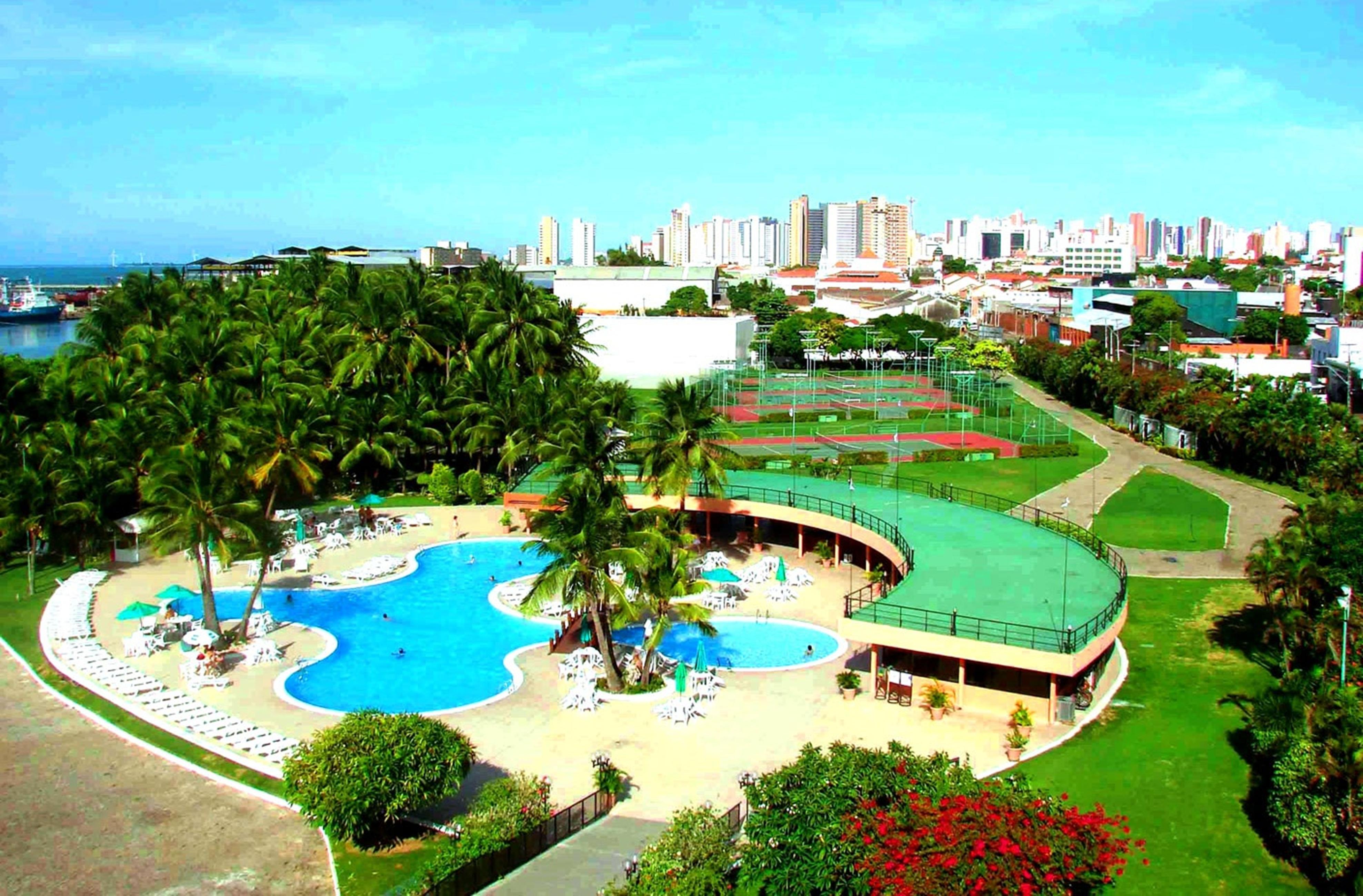 Marina Park Hotel Fortaleza  Exteriör bild Aerial view of the hotel
